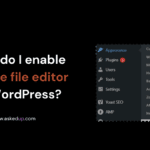 How do I enable theme file editor in WordPress