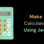 how to make calculator using java